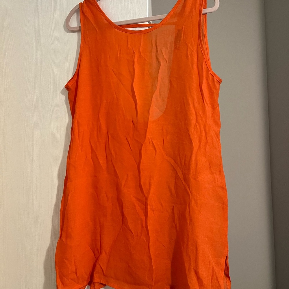 SHEIN Orange Swim Coverup with Lightweight Design